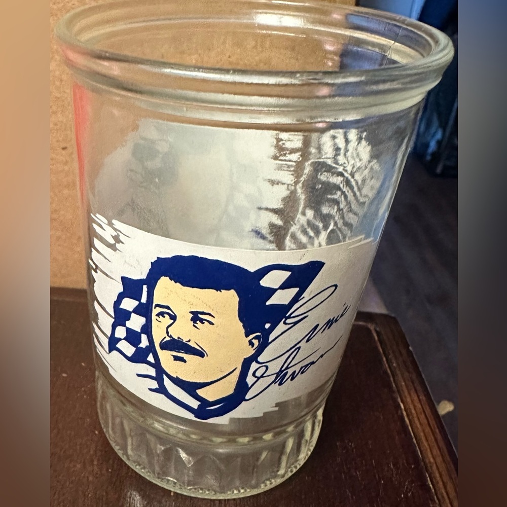 Ernie Irvan Bama collector glass cup